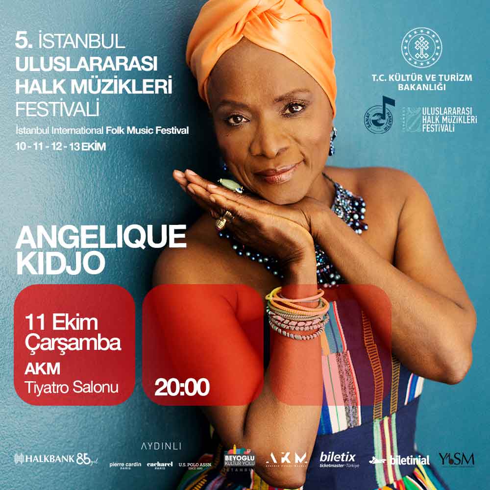 Angelique Kidjo 11 Ekim Çarşamba AKM Tiyatro Sahnesi 20.00